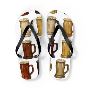 Chanclas de cerveza, tazas de cerveza, jarras de cerveza, sandalias de cerveza artesanal, calzado de verano - Imagen 1 de 13