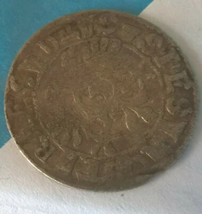 Pièce de Monnaie Argent Groschen 3 Kreusers 1557 Mono Scafusensins - Picture 1 of 2