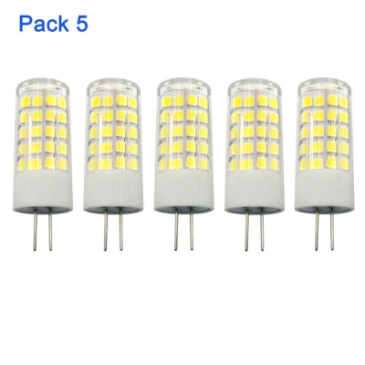 5pcs G4 GU4.0 Bi-Pin LED Light Bulb 64-2835 Lights Ceramic Lamp 5W 110V/120V  - Image 1 of 4