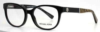 Gafas ovaladas negras para mujer MICHAEL KORS MK4032 Rania III 3168 49-17-135 B:39 Foto 1 de 4