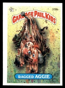 1987 Topps Garbage Pail Kids GPK Series 9 B #378b Ragged Aggie NM/MT *d3