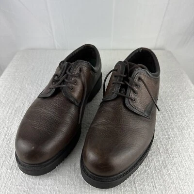 Thom McAn Oxford галстук круглый носок коричневые туфли - мужской размер 10,5 - б/у - Изображение 1 из 4