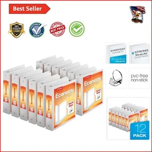 XtraLife Reinforced 2" 3-Ring Binders - Bulk of 12, Eco-Friendly & Versatile - Picture 1 of 8