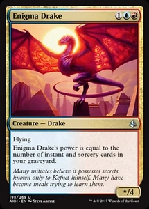MRM FR/VF Drak�n du logogriphe - Enigma Drake MTG Magic AKH - Imagen 1 de 1