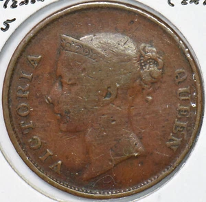 Straits Settlements 1845 Cent  291075 combine shipping - Picture 1 of 2