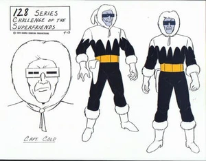 CHALLENGE Of The SUPER FRIENDS : CAPTAIN COLD MODEL SHEET Flash DC ALEX TOTH - Picture 1 of 1