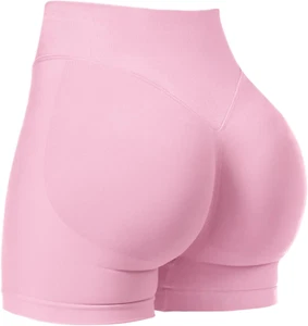 Women Workout Impact Shorts 3.6"/ 4.5"/ 6" Scrunch Butt Lifting Gym Seamless Boo - Picture 1 of 12