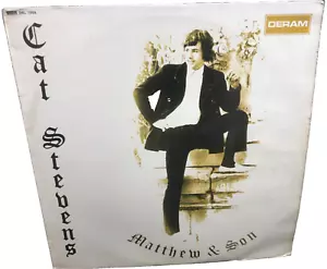 CAT STEVENS matthew & son 1967 UK DERAM STEREO VINYL LP PORTOBELLO ROAD - Foto 1 di 4