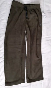 NEW KIDS OLD NAVY SIZE M (8) THICK FLEECE PANTS NWT GREEN - Picture 1 of 3