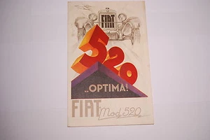 CATALOGUE / BROCHURE FIAT 520 OPTIMA  DE 1920 EN COULEUR - Picture 1 of 1
