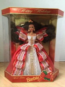 Vestido rojo Mattel Holiday Barbie 1997 edición especial nuevo en caja - Imagen 1 de 9
