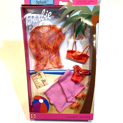 Barbie Fashion Avenue Splash Resort Conjunto de Traje de Baño Mattel 53986 - Nuevo ⛱ Foto 1 de 4