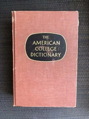 The American College Dictionary~1959~Vintage~ Homeschool~Reference~ - Image 1 of 4
