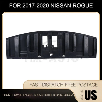 Front Bumper Lower Engine Splash Shield Valance Apron For Nissan Rogue 2017-2020 - Image 1 of 4