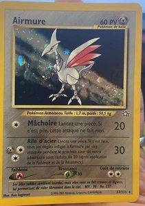 Pokemon Card - French Airmure Skarmory 13/111 Neo Genesis Holo Rare SWIRL - Picture 1 of 2