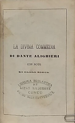 La Divina Commedia di Dante Alighieri con note di Paolo Costa PURGATORIO  Tascab - Immagine 1 di 2