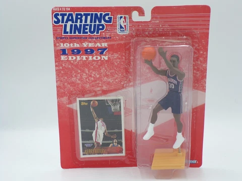 1997 New Jersey Nets Kerry Kittles Starting Lineup Action Figure & Card  New/MOC Cover