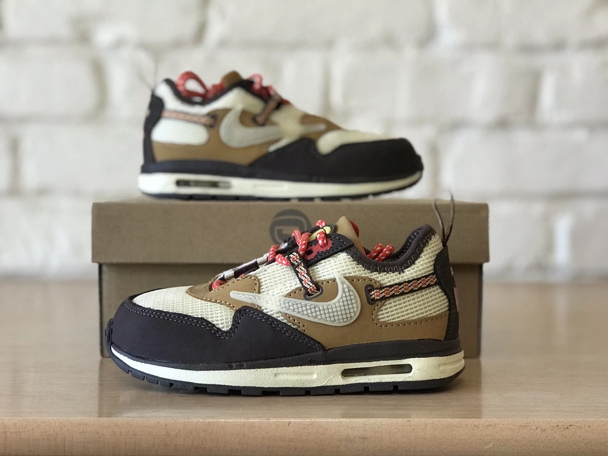 Nike Air Max 1 Travis Scott Cactus Jack Athletic Shoes for Men for