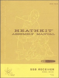 Heathkit SSB Transmitter Model SB-301 Assembly Manual: 132 Pages Black and white - Zdjęcie 1 z 1