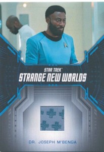 Star Trek Strange New Worlds Season 1 costume card RC18 of Dr. Joseph M'Benga AA