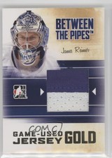 2010-11 ITG Between the Pipes Game-Used Gold Jersey /10 James Reimer #M-23