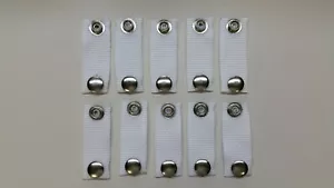(10) Boat cover extension snaps 2" White - Picture 1 of 3