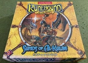FANTASY FLIGHT FFG - RUNEBOUND 2nd EDITION, SANDS OF AL-KALIM (2006) Unused - Picture 1 of 3
