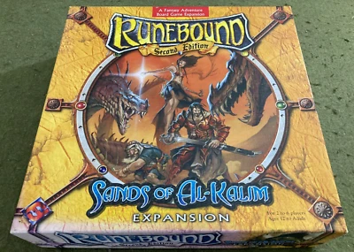 FANTASY FLIGHT FFG - RUNEBOUND 2nd EDITION, SANDS OF AL-KALIM (2006) Unused - Image 1 of 3