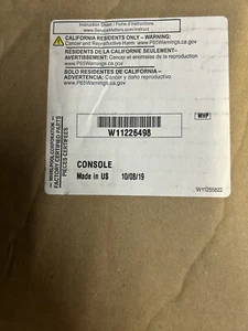OEM Whirlpool W11226498 Washer Console - Picture 1 of 1