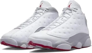 Air Jordan 13 Retro 'White Wolf Grey'  White True Red Grey PS 3Y Kids Sneakers - Picture 1 of 4