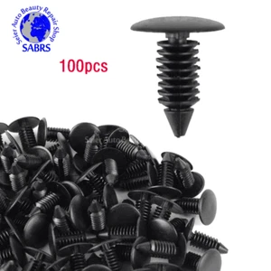 Auto Body Clip Fender Bumper Shield Retainer Kit Push In Fastener For Ford Chevy - Foto 1 di 10
