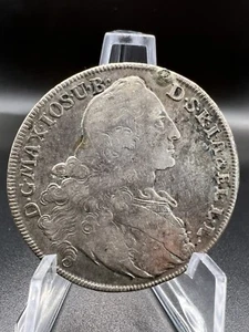 1770 German States: Bavaria Thaler Maximilian III - Picture 1 of 2