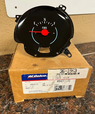 1960-1970 Chevrolet/GMC medidor de nível de combustível GM OE peça #36-1963 (#6432170V)NOS - Imagem 1 de 3