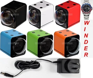 BOXY Brand Fancy Brick Single Automatic Watch Winder-model: 1FB-F -BRILLIANT! - Picture 1 of 24