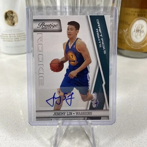 2010-11 Prestige Draft Picks Rights Auto /199 Jeremy Lin #187 Rookie Auto RC🔥🔥 - Picture 1 of 2