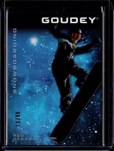 Goodwin Champions Red Gerard Goudey Cosmic 2021 13/99 - snowboard - Imagen 1 de 2