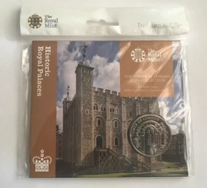 2020 TOWER OF LONDON THE WHITE TOWER BU FIVE 5 POUND ROYAL MINT PACK BU BUNC - Picture 1 of 4