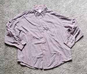 Camisa de vestir Brooks Brothers 346 multicolor a cuadros con botones XXL para hombre - Imagen 1 de 7