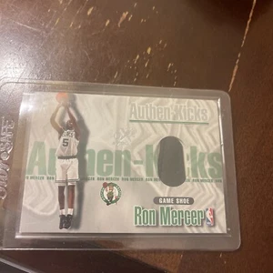 Skybox Authen-Kicks Game Worn Shoe Ron Mercer Patch Boston Celtics Kentucky - Picture 1 of 3
