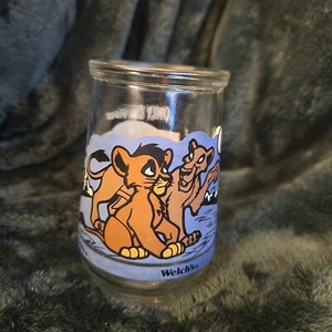 Der König der Löwen 2 Simba's Pride Welch's Jelly Jar Disney Glas #3 Vintage 1995 Marmelade - Bild 1 von 2