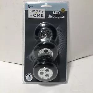 Complete Home LED Disc Lights Intertek 3 Pack Household, Garage, Shed. New - Picture 1 of 8