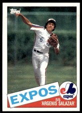 1985 Topps Argenis Salazar Baseball Cards #154