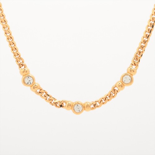 Collana Christian Dior Autentica GP × Strass Oro Così com'è