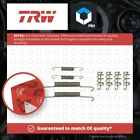 Hand Brake Shoe Fitting Kit fits VOLVO S60 Mk1 Rear 00 to 10 TRW 33408320 New