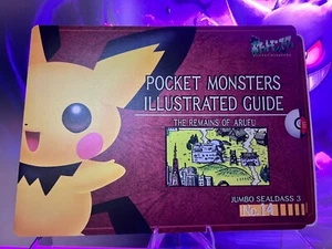 Vintage Pokémon Pocket Monsters Illustrated Guide No.4 Kikyou City Rare Sticker - Picture 1 of 4