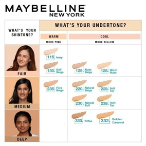 Maybelline New York Fit Me Matte+Poreless Liquid Foundation 30ml - Bild 1 von 35