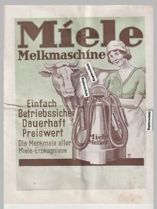 MIELE Melkmaschine Werbeheft  Landwirtschaft Kühe , melken  ... , - Picture 1 of 11