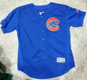 RARE AUTHENTIC 2016 MAJESTIC KRIS BRYANT CHICAGO CUBS WORLD SERIES JERSEY SZ 48! - Picture 1 of 9