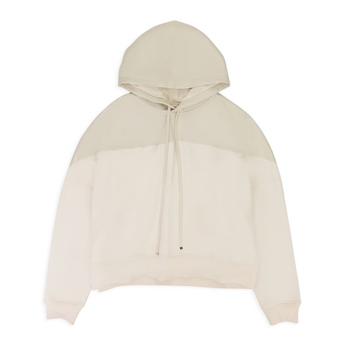 FELPA CON CAPPUCCIO AMIRI ALABASTER HYBRID NUOVA CON ETICHETTE TAGLIA S $1390