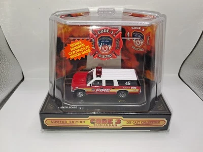 Code 3 FDNY GMC Suburban Vehicle #45 ( 12403 ). Brand New Sealed  - Image 1 of 4